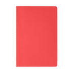 Branded Recycled PU Contrast Stitch A5 Journal in Red