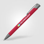 Branded Aluminium Pen with Gunmetal Trim
