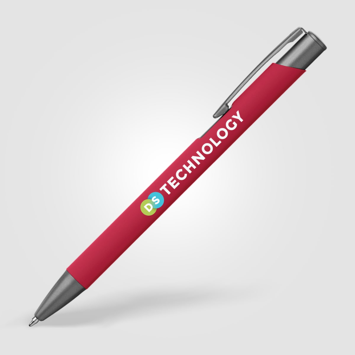 Branded Aluminium Pen with Gunmetal Trim