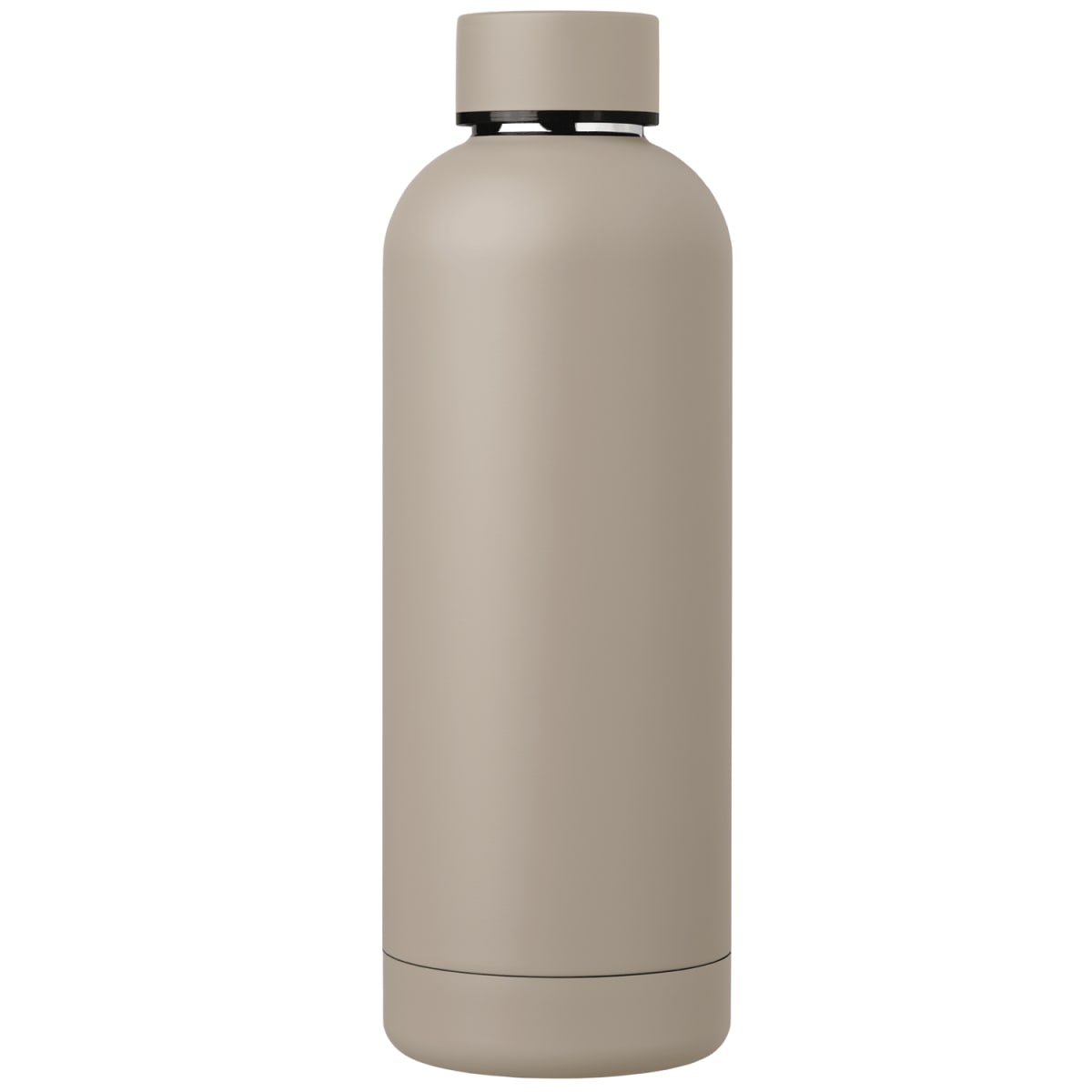 Branded Recycled Stainless Steel Insulated Bottle 530ml in Dune