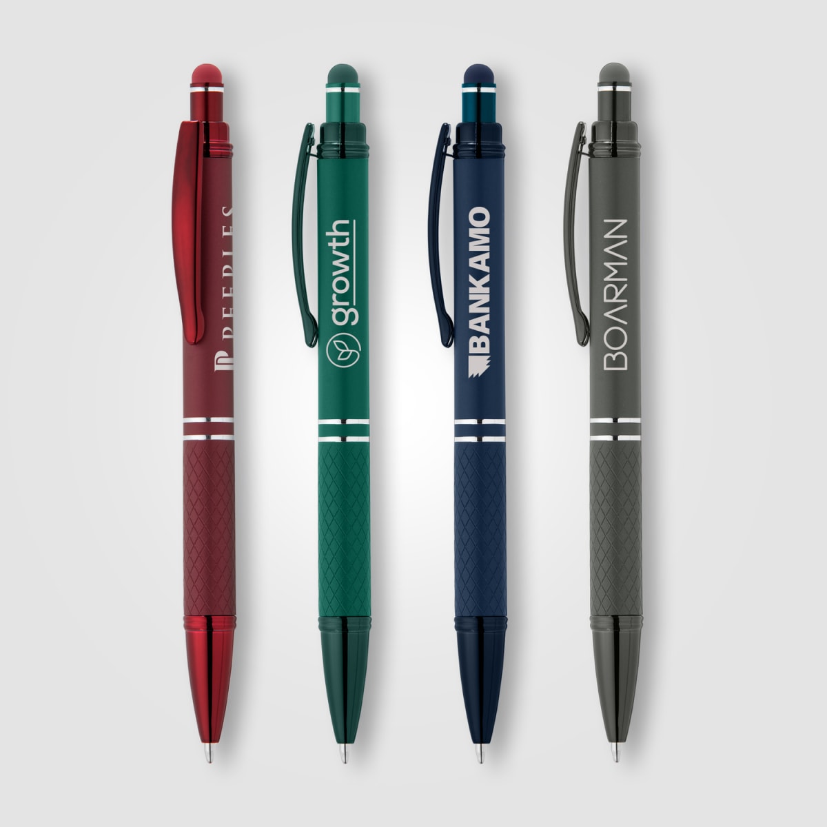 Branded Monochrome Soft Touch Stylus Pen