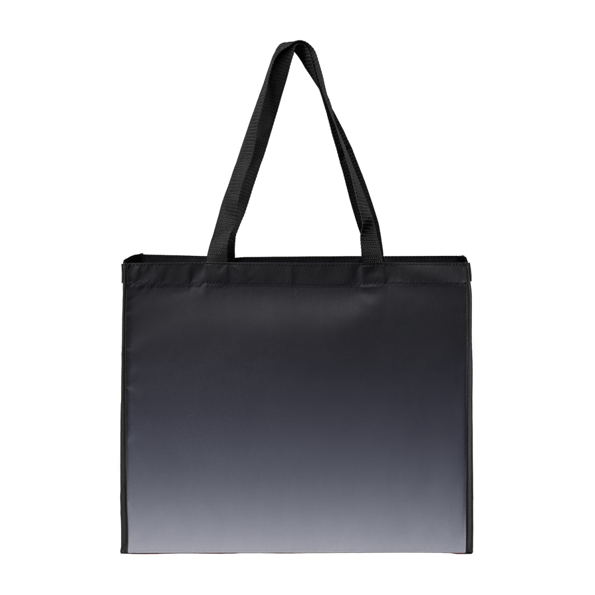 Branded rPET Ombre Tote Bag - 10L in Black