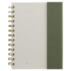 Branded B6 Spiral Notebook with Sticky Notes and Pen in Green