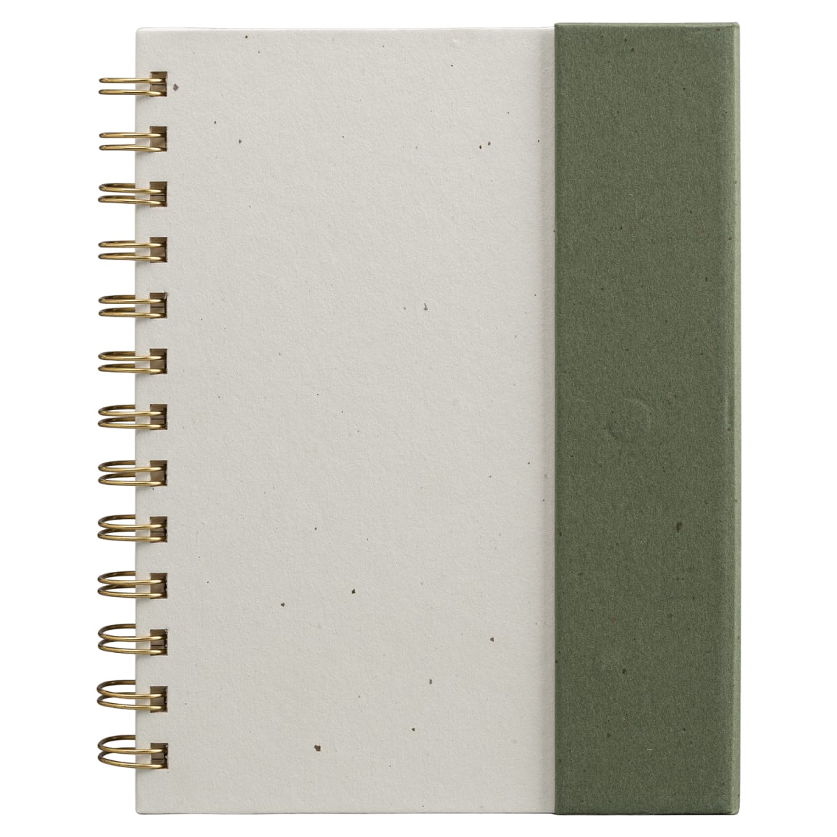 Branded B6 Spiral Notebook with Sticky Notes and Pen in Green