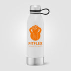 Branded 740ml Stainless Steel Sports Bottle