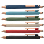 Branded Recycled Plastic Stylus Pen with Bronze Trim