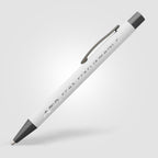 Branded Recycled Aluminium Soft-Touch Ballpoint Pen