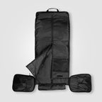 Recycled 3-in-1 Garment Duffel Bag in Black, unbranded