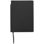 Branded Recycled PU Journal with Pen Loop in Black
