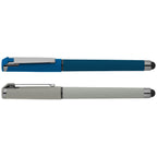 Branded Gunmetal Trim Plastic Stylus Pen