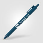 Branded Recycled Plastic Soft Touch Retractable Pen