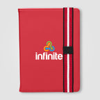 Branded Recycled PU Refillable A5 Journal with Pen Loop