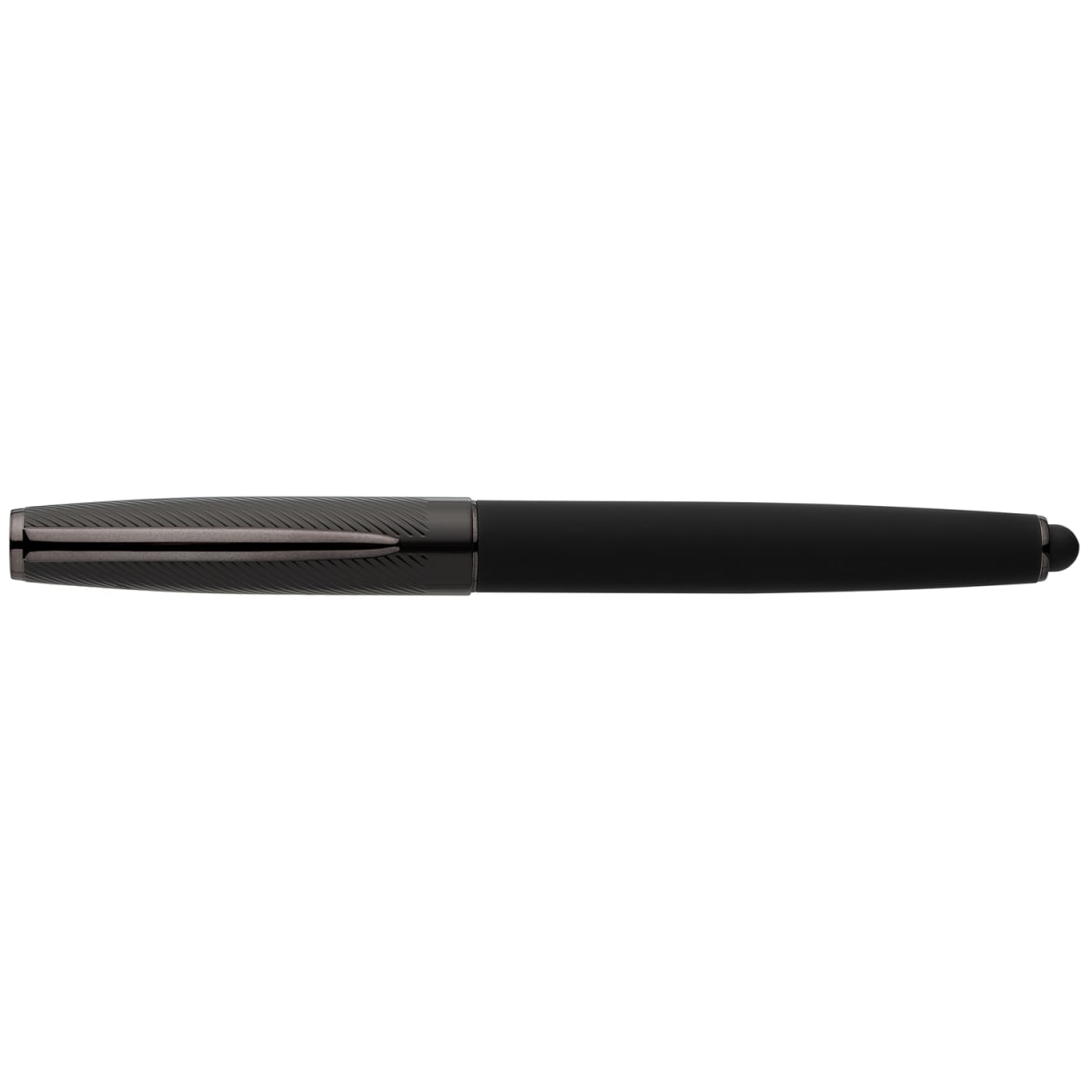 Branded Capped Recycled Aluminium Stylus Gel Pen