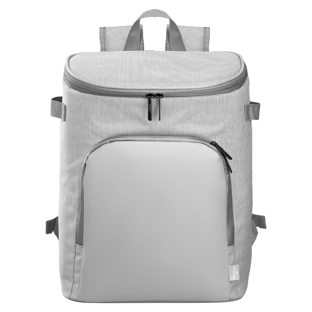 Branded 21L rPET Insulated Cooler Backpack in Gray