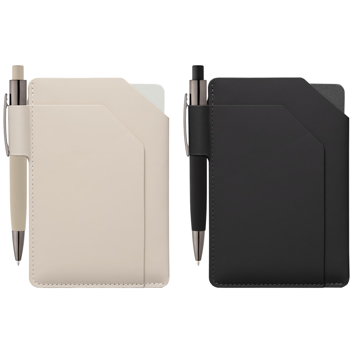 Branded PU Passport Holder and Pen Set