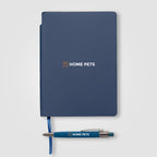 Branded A5 Recycled PU Notebook and Pen Set with Pen Loop