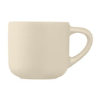 Branded Matte Ceramic Espresso Mug 90ml in Cream