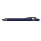 Branded Gunmetal Trim Metal Stylus Pen with Soft Touch Barrel