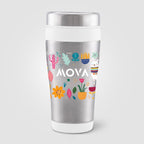 Branded 475ml Stainless Steel Travel Tumbler