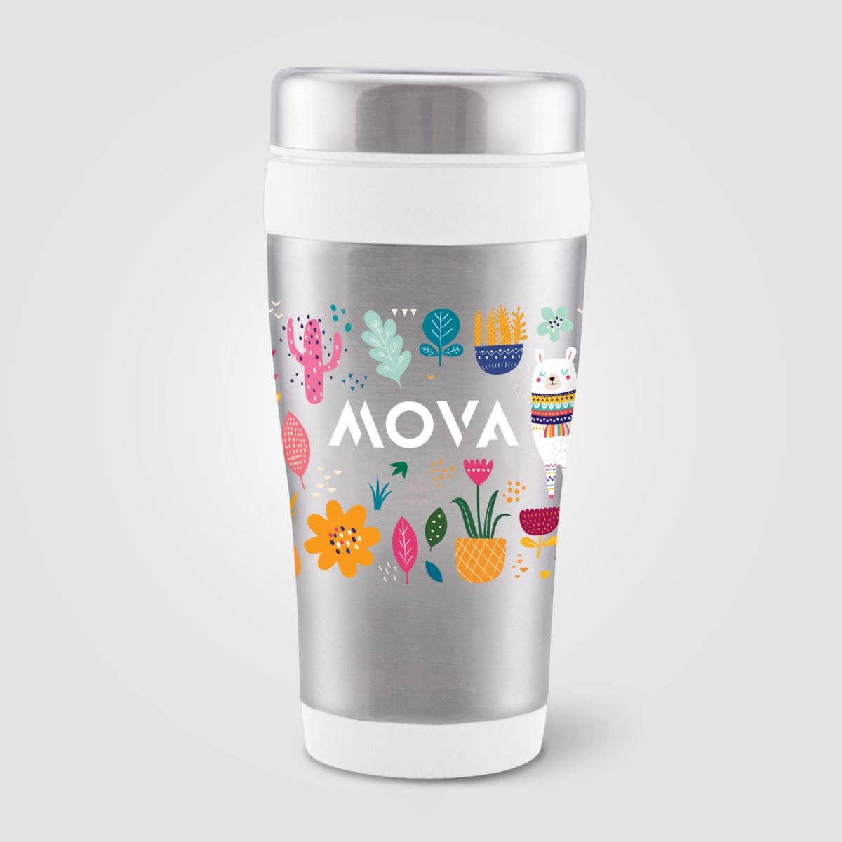 Branded 475ml Stainless Steel Travel Tumbler