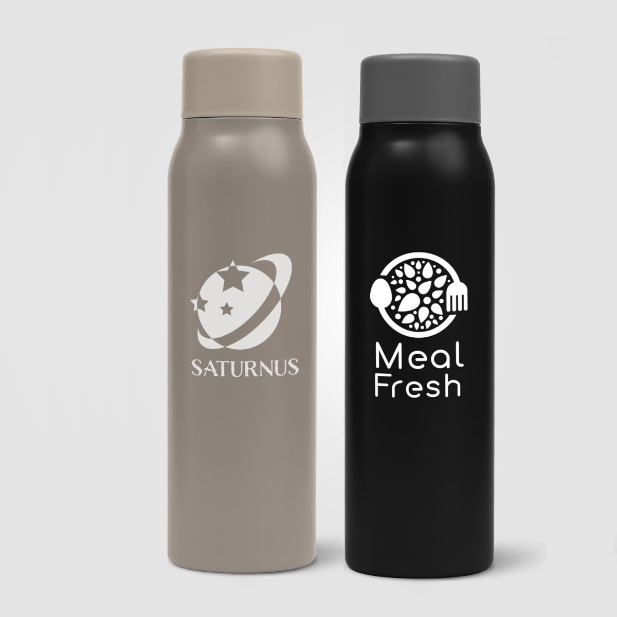 Branded Recycled Steel Carbonated Drinks Bottle 590ml