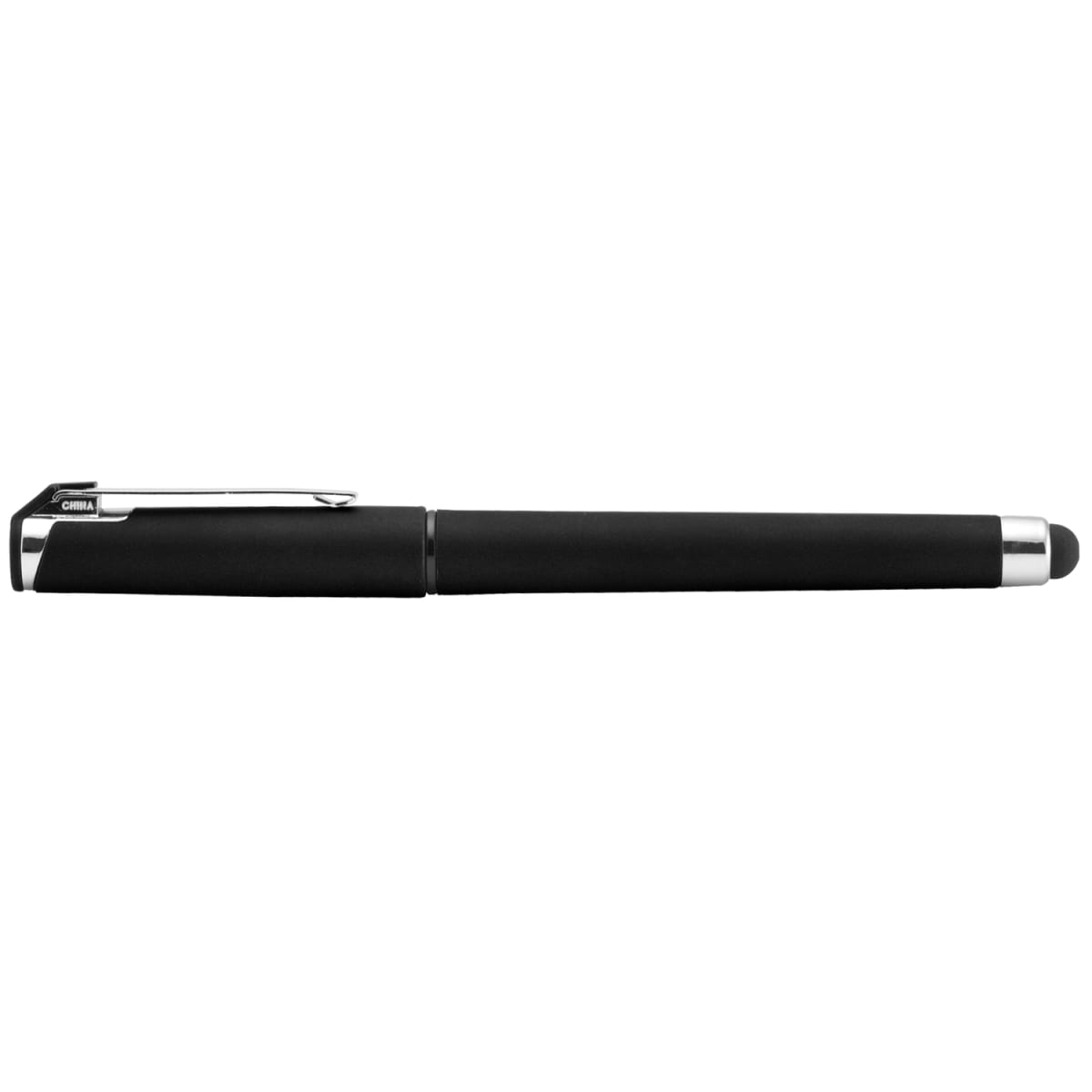 Branded Soft-Touch Gel Pen with Stylus
