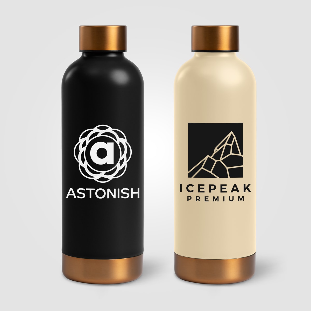 Branded 530ml Double Wall Stainless Steel Bottle