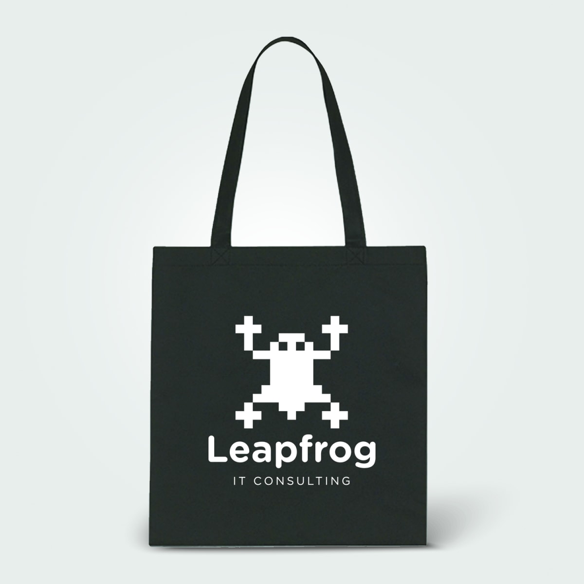 Branded Budget Non-Woven Tote Bag in Black