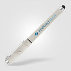 Branded Marbled Cap Gel Pen with Stylus