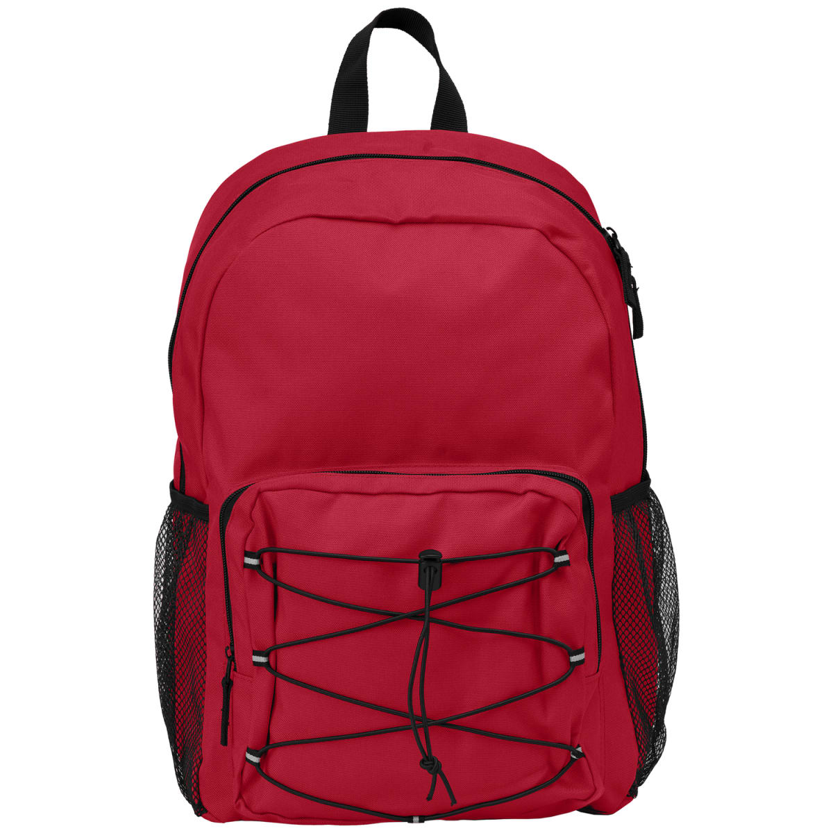 Branded rPET Sports Laptop Backpack in Red