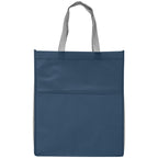 Branded Non-Woven rPET Shopper Tote with Front Pocket