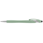 Branded Recycled Plastic Stylus Pen with Anti-Fraud Ink in Sage