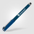 Branded Gunmetal Trim Plastic Stylus Pen