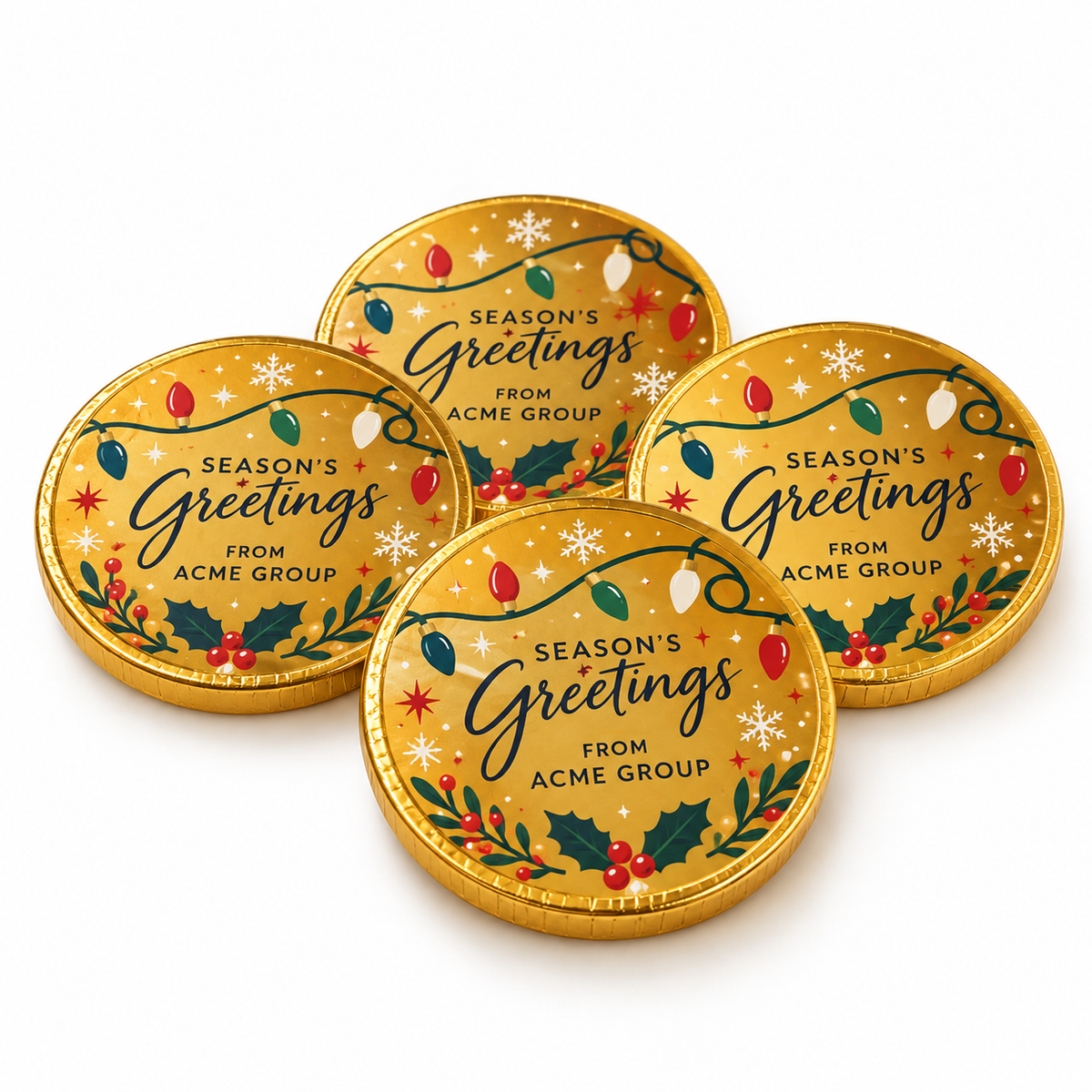 Branded Chocolate Medallion