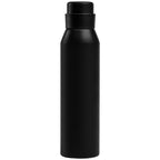 Branded Recycled Aluminium Sports Bottle - 680ml in Black
