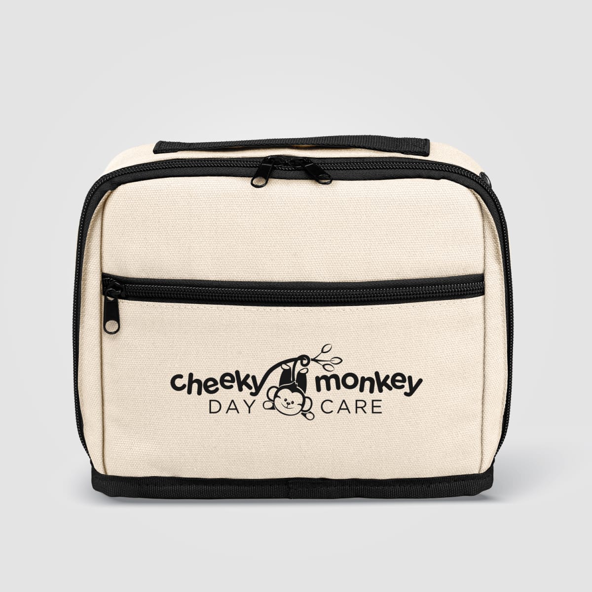 Branded Recycled Cotton Tech Organiser Pouch