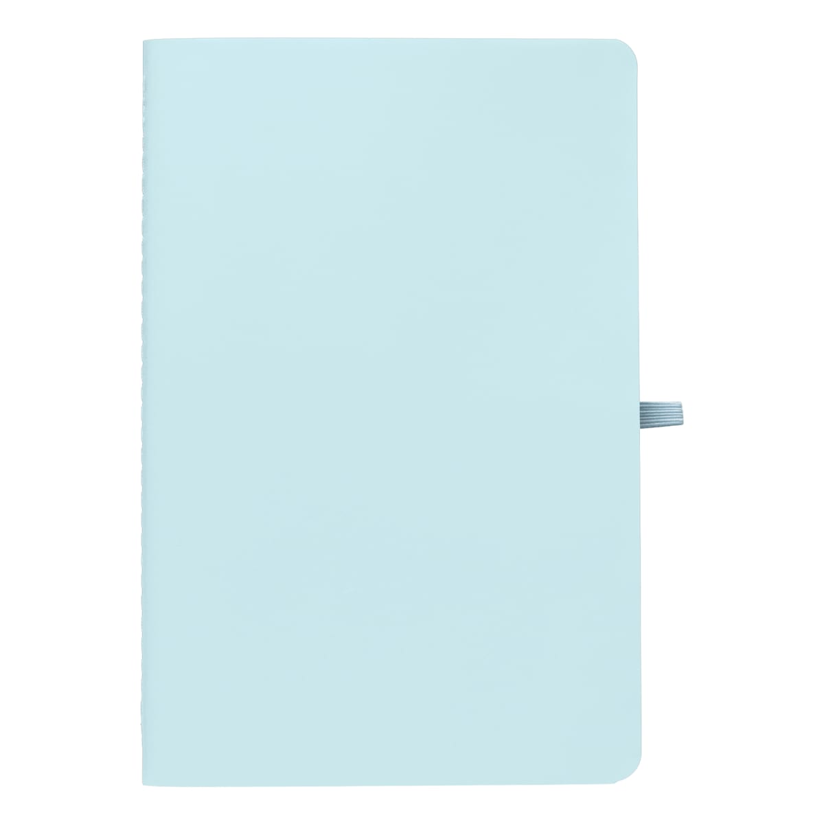 Branded Stone Paper Soft Touch Lined Journal - A5 in Light Blue