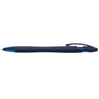 Branded Monochrome Soft-Touch Pen with Stylus