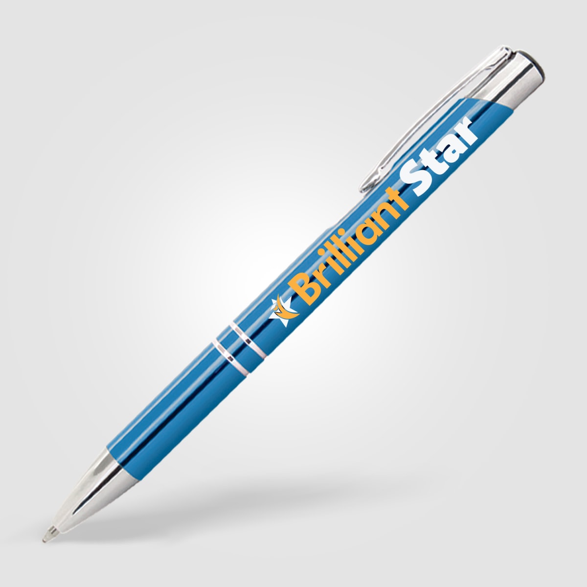 Branded Glossy Anodised Aluminium Pen