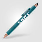 Branded Recycled Plastic Fidget Spinner Pen with Stylus