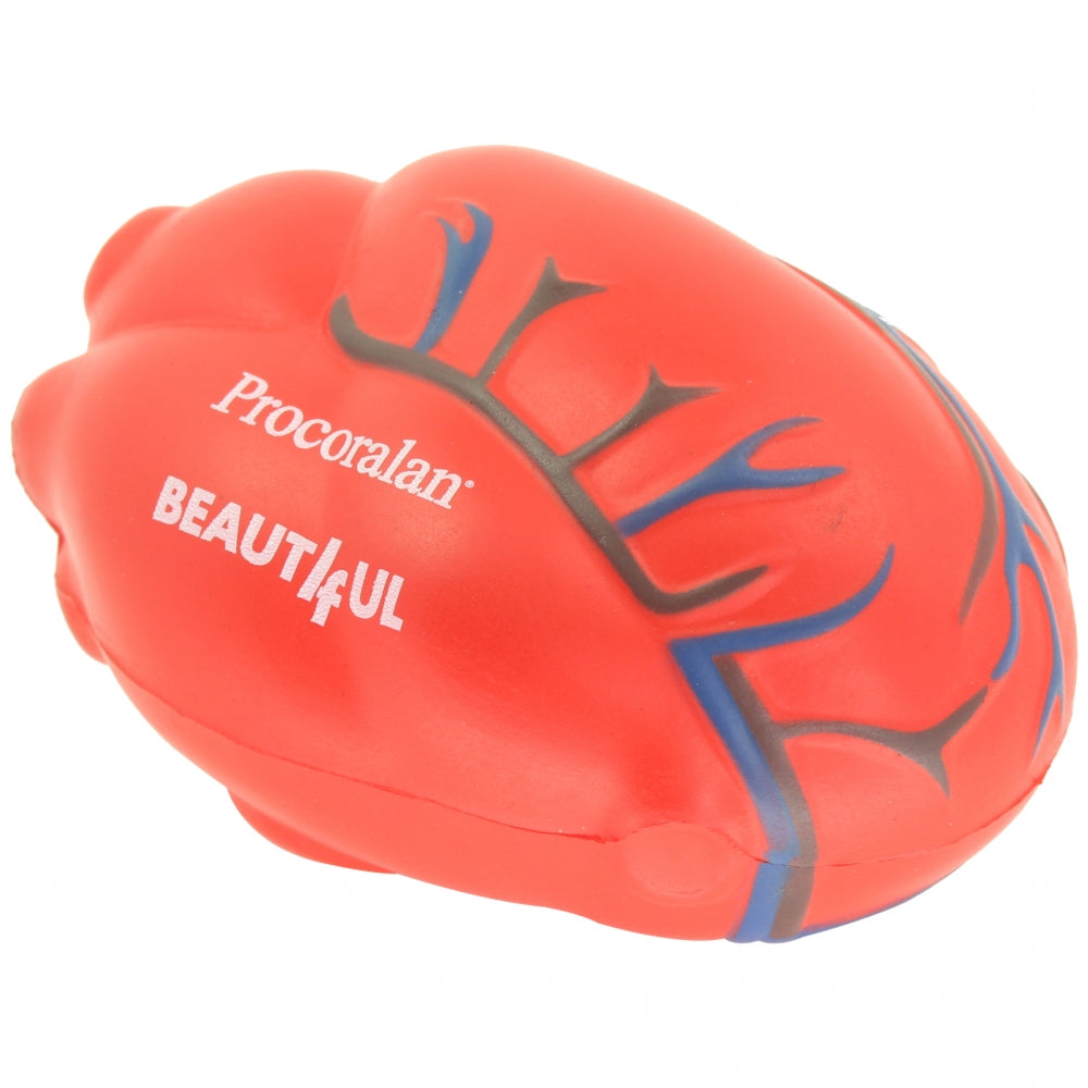 Branded Heart With Veins Stress Toy