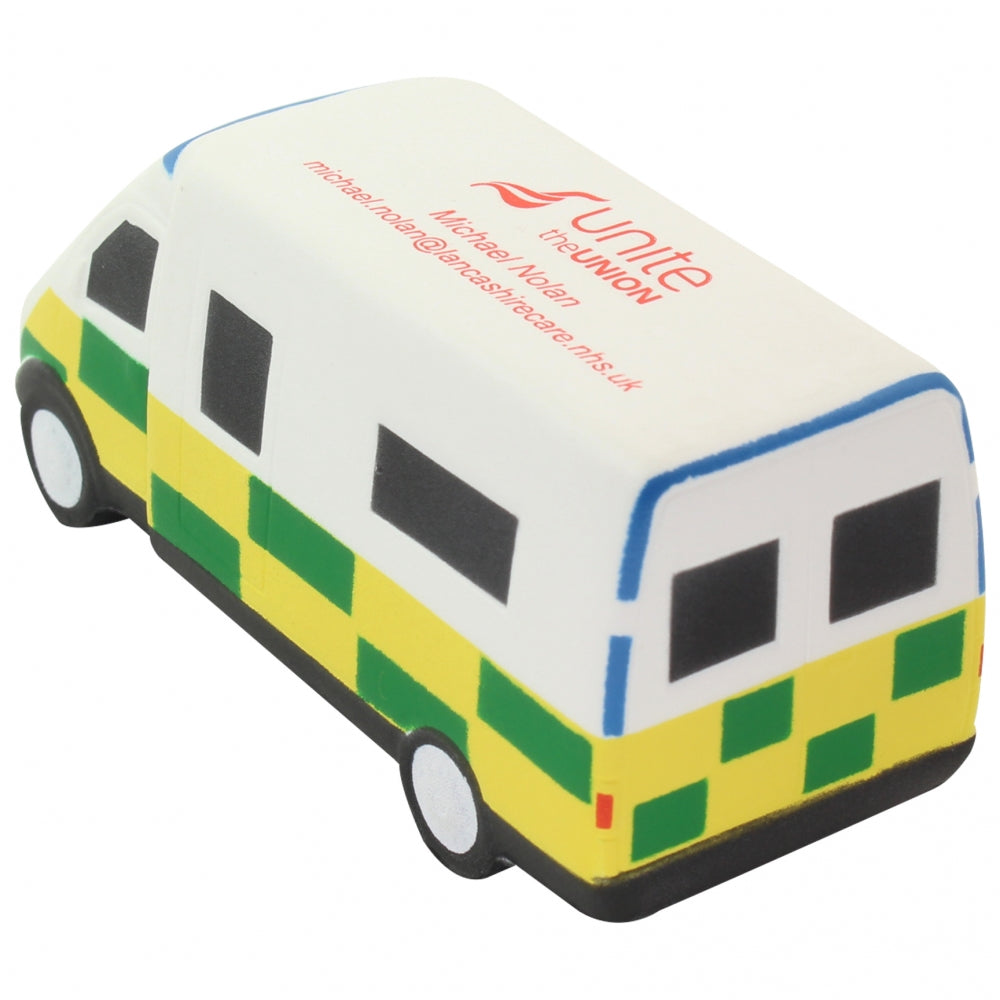 Branded Ambulance Stress Toy