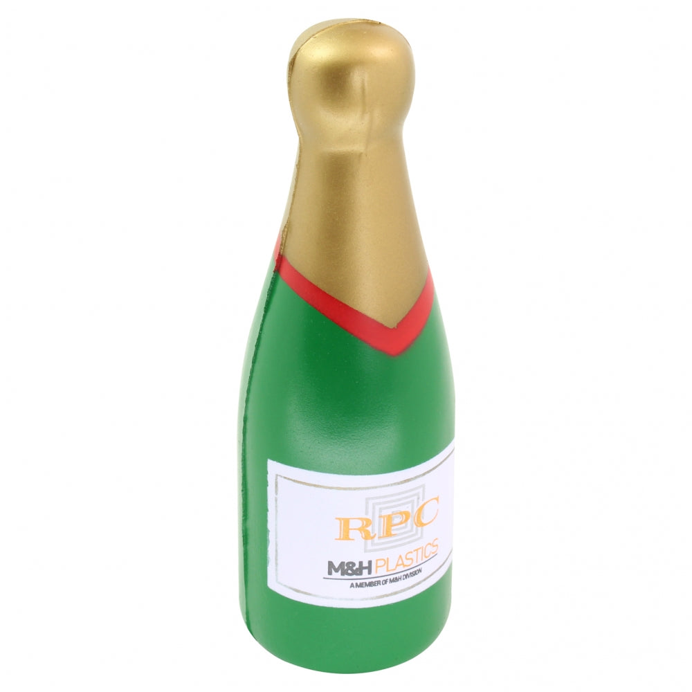 Branded Champagne Bottle Stress Toy