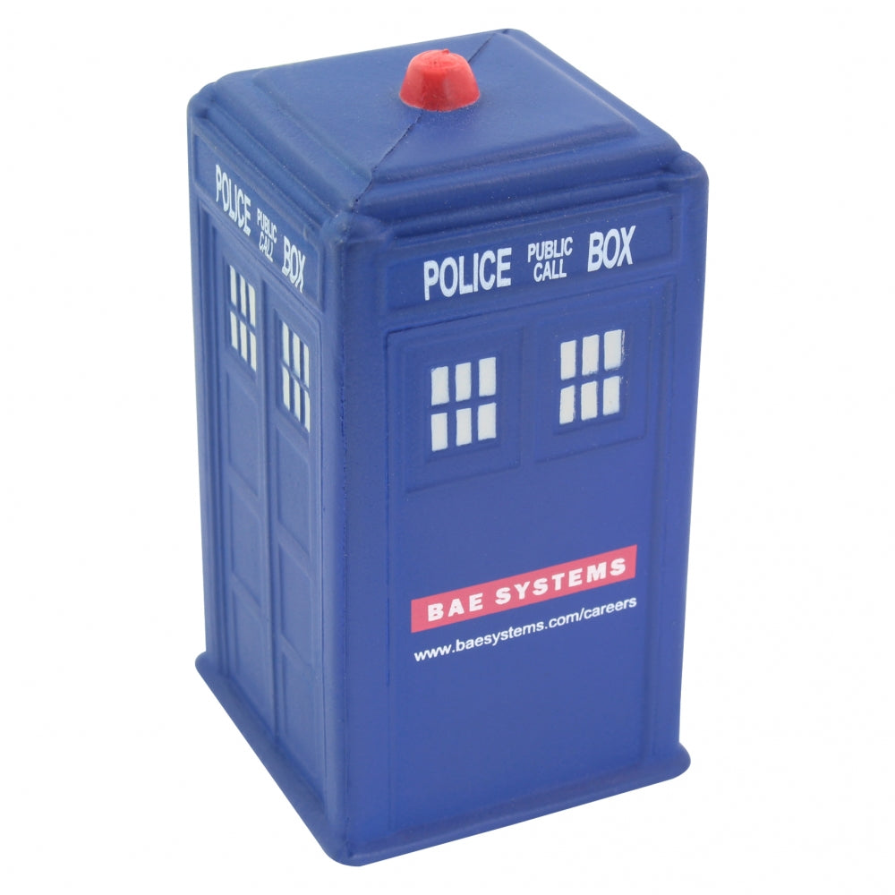 Branded Police Box Stress Toy