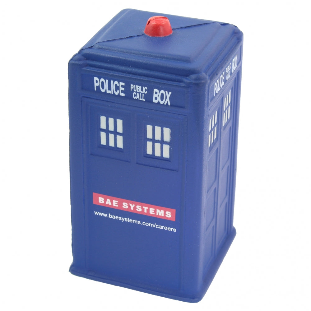 Branded Police Box Stress Toy