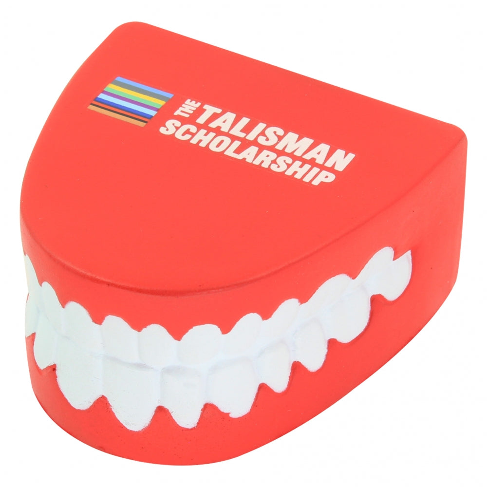 Branded Teeth Stress Toy