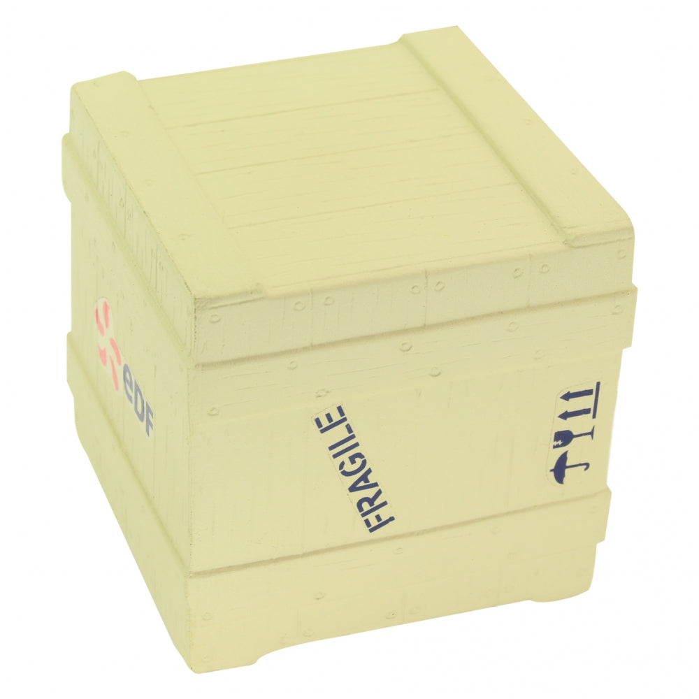 Branded Wooden Crate Stress Toy