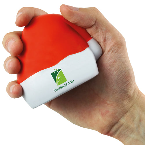 Branded Father Christmas Hat Stress Toy