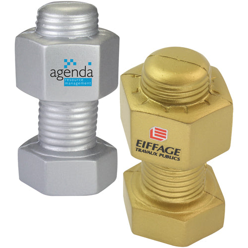 Branded Nut and Bolt Stress Toy