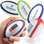 Branded Rugby Ball Stress Toy